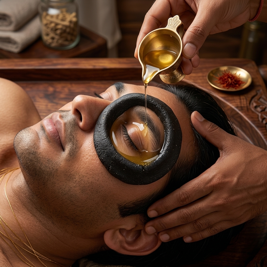 Netra Tarpan Treatment at Shree Nidhi Ayurveda