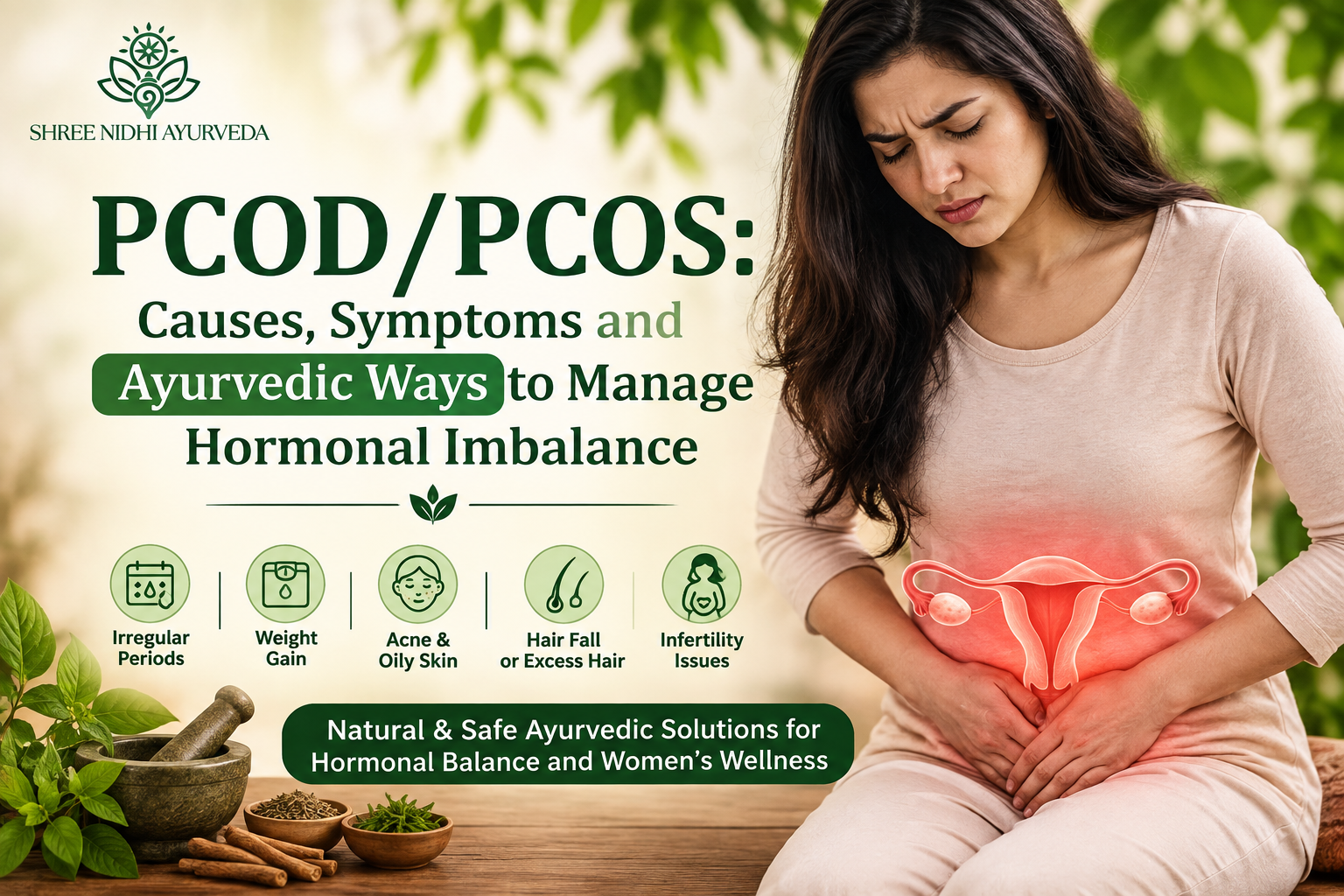 PCOD/PCOS: Causes, Symptoms and Ayurvedic Ways to Manage Hormonal Imbalance